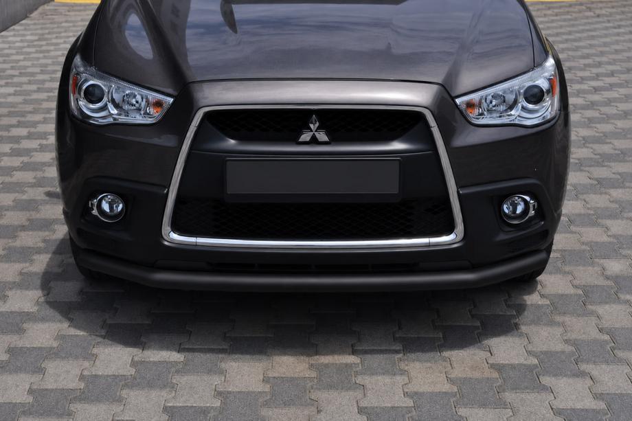 Mitsubishi ASX 2010–2023 Priekšējais aizsargstienis ST008 Black (nerūsējošais tērauds) Image