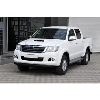 Priekšējais aizsargstienis ST008 Black (nerūsējošais tērauds) Toyota Hilux 2006–2015 foto 3