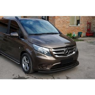 Priekšējais aizsargstienis ST008 Black (nerūsējošais tērauds) foto 3