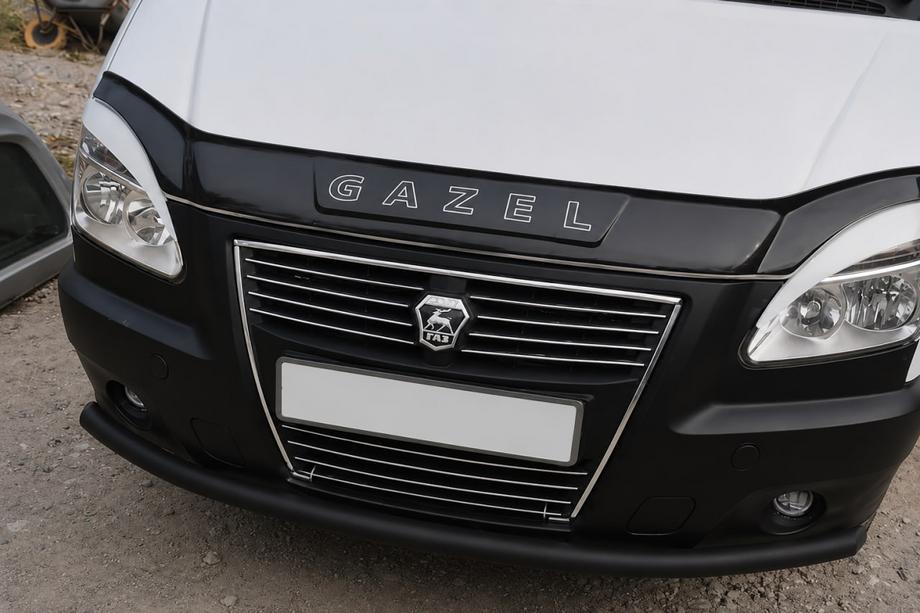 GAZ Gazelle, Sobol 1998– Priekšējais aizsargstienis ST008 Black (nerūsējošais tērauds) Image