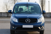 Mercedes Citan 2013–2021 Priekšējais aizsargstienis ST008 Black (nerūsējošais tērauds) foto 3