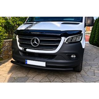 Priekšējais aizsargstienis ST008 Black (nerūsējošais tērauds) foto 1