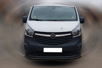Renault Trafic 2015– Priekšējais aizsargstienis ST008 Black (nerūsējošais tērauds) foto 1