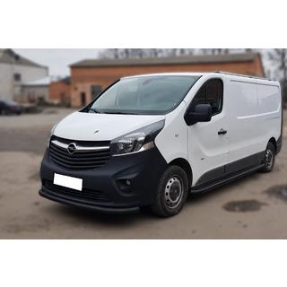 Priekšējais aizsargstienis ST008 Black (nerūsējošais tērauds) foto 2