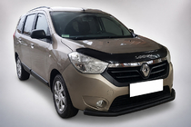 Renault Lodgy 2013–2022 Priekšējais aizsargstienis ST008 Black (nerūsējošais tērauds) foto 2