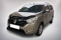 Renault Lodgy 2013–2022 Priekšējais aizsargstienis ST008 Black (nerūsējošais tērauds) foto 3
