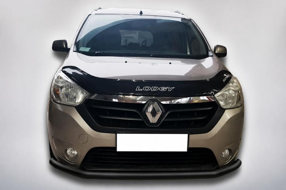 Renault Lodgy 2013–2022 Priekšējais aizsargstienis ST008 Black (nerūsējošais tērauds) Image