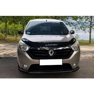 Priekšējais aizsargstienis ST008 Black (nerūsējošais tērauds) Dacia Lodgy 2012–2022 foto 1
