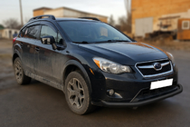 Subaru XV 2011–2017 Priekšējais aizsargstienis ST008 Black (nerūsējošais tērauds) foto 2
