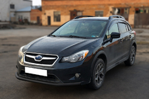 Subaru XV 2011–2017 Priekšējais aizsargstienis ST008 Black (nerūsējošais tērauds) foto 3