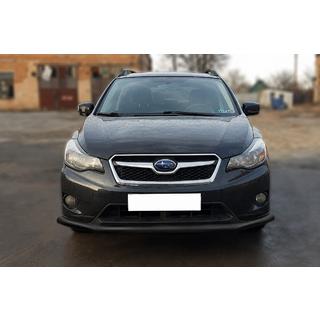 Priekšējais aizsargstienis ST008 Black (nerūsējošais tērauds) foto 1