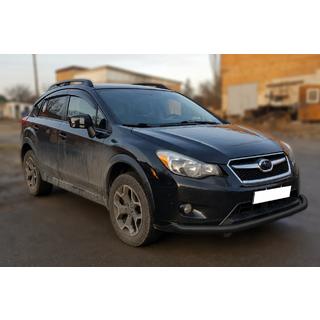 Priekšējais aizsargstienis ST008 Black (nerūsējošais tērauds) foto 2