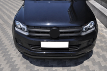 Volkswagen Amarok 2010–2022 Priekšējais aizsargstienis ST008 Black (nerūsējošais tērauds) foto 2