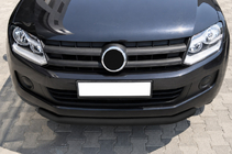 Volkswagen Amarok 2010–2022 Priekšējais aizsargstienis ST008 Black (nerūsējošais tērauds) foto 4