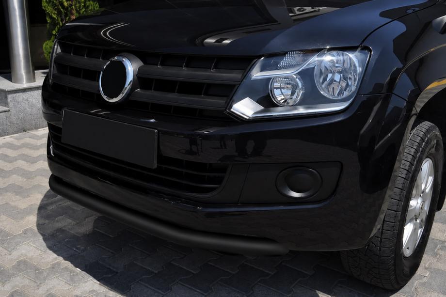 Volkswagen Amarok 2010–2022 Priekšējais aizsargstienis ST008 Black (nerūsējošais tērauds) Image