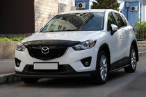 Mazda CX-3 2015– Priekšējais aizsargstienis ST008 Black (nerūsējošais tērauds) foto 1