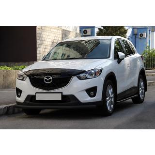 Priekšējais aizsargstienis ST008 Black (nerūsējošais tērauds) Mazda CX-3 2015– foto 1