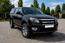 Ford Ranger 2007–2011 Priekšējais aizsargstienis ST008 Black (nerūsējošais tērauds) foto 3