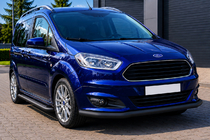 Ford Courier 2014–2023 Priekšējais aizsargstienis ST008 Black (nerūsējošais tērauds) foto 1