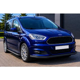 Priekšējais aizsargstienis ST008 Black (nerūsējošais tērauds) Ford Courier 2014–2023
