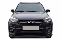 Chery Tiggo 3 2005– Priekšējais aizsargstienis ST008 Black (nerūsējošais tērauds) foto 1