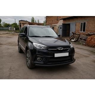 Priekšējais aizsargstienis ST008 Black (nerūsējošais tērauds) foto 4