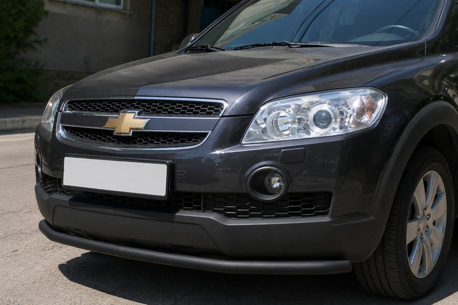 Chevrolet Captiva 2006–2019 Priekšējais aizsargstienis ST008 Black (nerūsējošais tērauds) Image