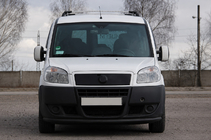 Fiat Doblo I 2001–2005 Priekšējais aizsargstienis ST008 Black (nerūsējošais tērauds) foto 2