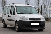 Fiat Doblo I 2001–2005 Priekšējais aizsargstienis ST008 Black (nerūsējošais tērauds) foto 3