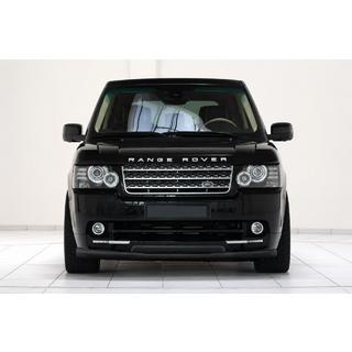 Priekšējais aizsargstienis ST008 Black (nerūsējošais tērauds) Range Rover III L322 2002–2012 foto 1