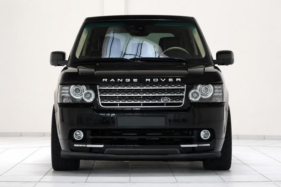 Range Rover III L322 2002–2012 Priekšējais aizsargstienis ST008 Black (nerūsējošais tērauds) Image