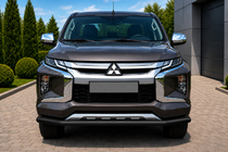 Mitsubishi L200 2015–2024 Priekšējais aizsargstienis ST008 Black (nerūsējošais tērauds) foto 1