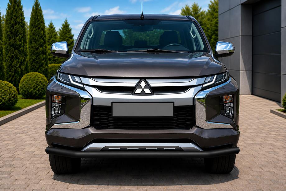 Fiat Fullback 2016– Priekšējais aizsargstienis ST008 Black (nerūsējošais tērauds) Image