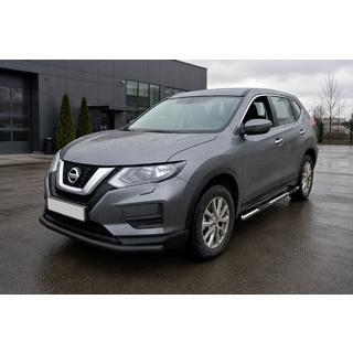 Priekšējais aizsargstienis ST008 Black (nerūsējošais tērauds) foto 1