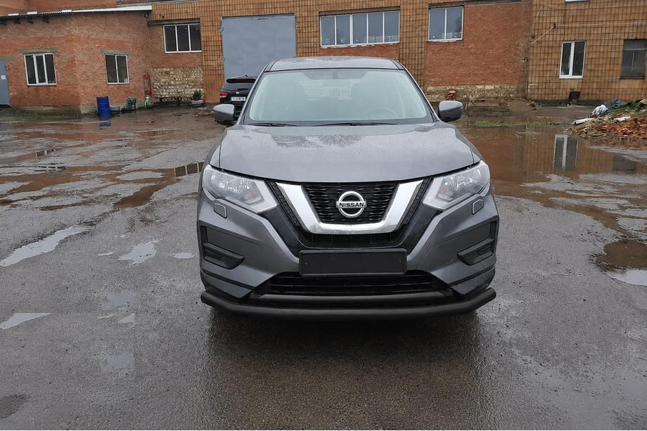 Nissan X-trail T32/Rogue 2014–2021 Priekšējais aizsargstienis ST008 Black (nerūsējošais tērauds) Foto 3