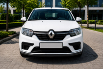 Renault Sandero 2013–2022 Priekšējais aizsargstienis ST008 Black (nerūsējošais tērauds) foto 2