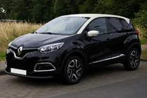 Renault Captur 2013–2019 Priekšējais aizsargstienis ST008 Black (nerūsējošais tērauds) foto 1