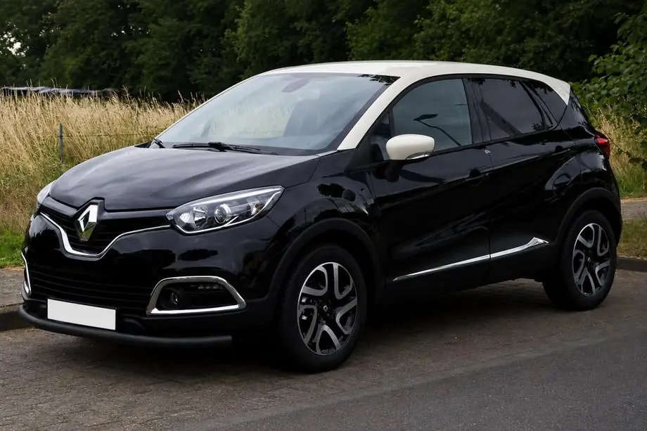 Renault Captur 2013–2019 Priekšējais aizsargstienis ST008 Black (nerūsējošais tērauds) Image