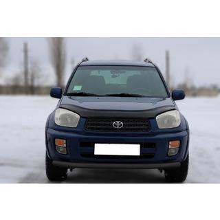 Priekšējais aizsargstienis ST008 Black (nerūsējošais tērauds) Toyota Rav 4 2001–2005 foto 1