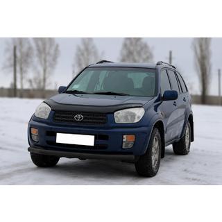 Priekšējais aizsargstienis ST008 Black (nerūsējošais tērauds) Toyota Rav 4 2001–2005 foto 3