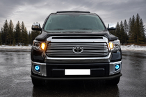 Toyota Tundra 2007–2021 Priekšējais aizsargstienis ST008 Black (nerūsējošais tērauds) foto 1
