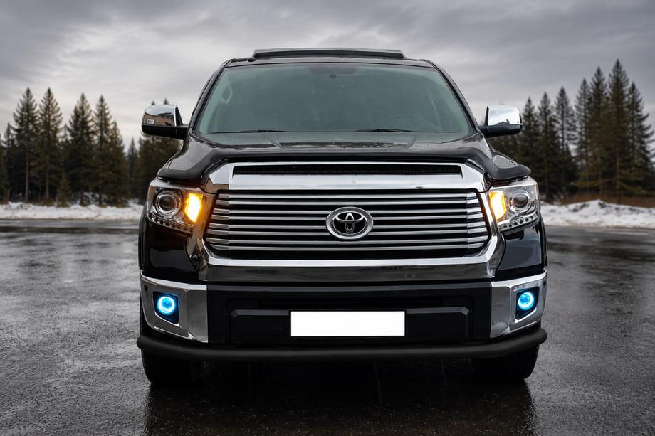 Toyota Tundra 2007–2021 Priekšējais aizsargstienis ST008 Black (nerūsējošais tērauds) Image