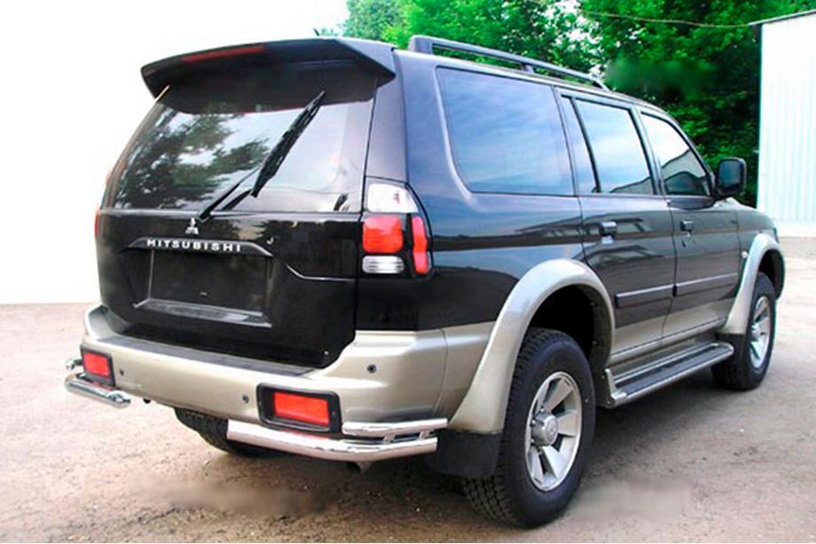 Mitsubishi Pajero Sport 1996–2007 Aizmugurējie dubultie stūri (2 gab., nerūsējošais tērauds) Image