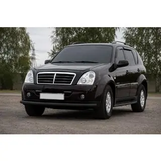 Priekšējais aizsargstienis ST008 Black (nerūsējošais tērauds) foto 1