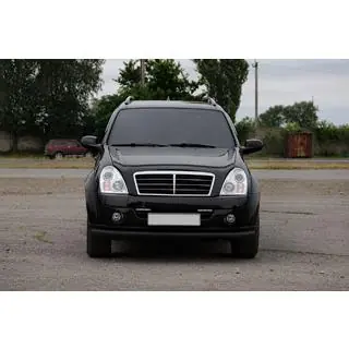 Priekšējais aizsargstienis ST008 Black (nerūsējošais tērauds) foto 2