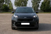 Kia Sportage 2015–2021 Priekšējais aizsargstienis ST008 Black (nerūsējošais tērauds) foto 3