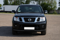 Nissan Pathfinder R51 2005–2014 Priekšējais aizsargstienis ST008-1 Black (nerūsējošais tērauds) foto 3