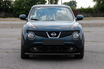 Nissan Juke 2010–2019 Priekšējais aizsargstienis ST008-2 Black (nerūsējošais tērauds) foto 3