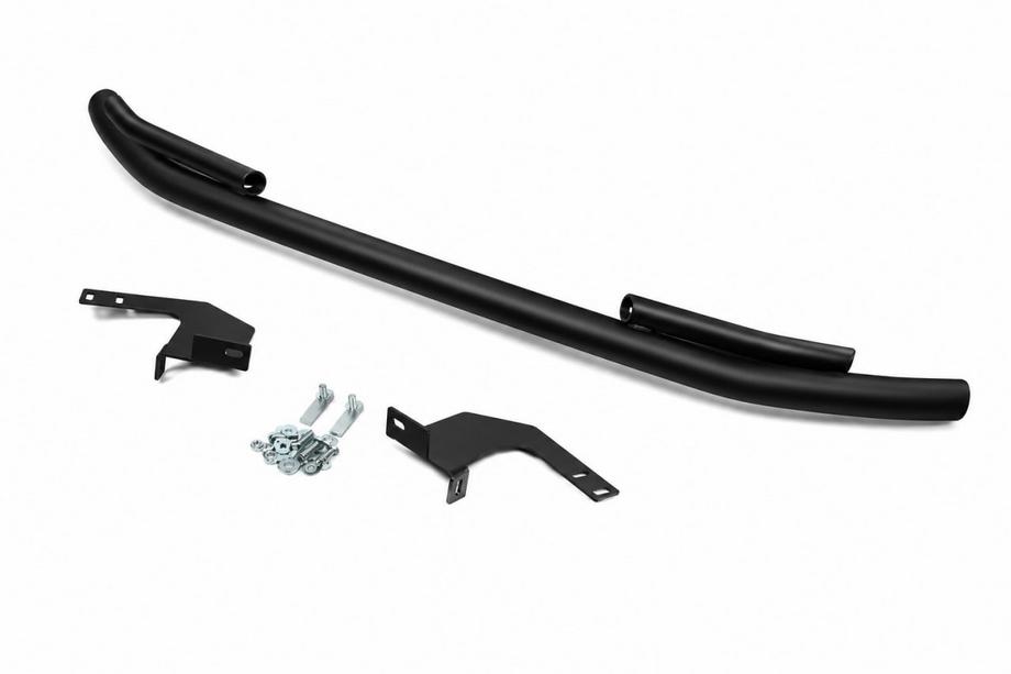 Volkswagen T5 2010–2015 Priekšējais aizsargstienis ST009 City bar Black (nerūsējošais tērauds) Foto 2