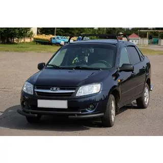 Priekšējais aizsargstienis ST009-2 Black (nerūsējošais tērauds) foto 2